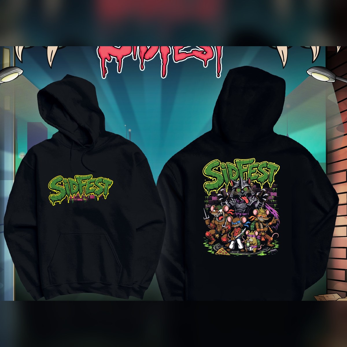 Hoodie SidFest 2026 « Mouse Ninja »